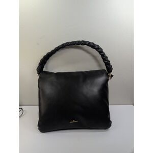 Roberta Rossi Black Leather Puffer Purse/Handbag
